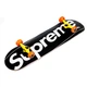 Дерев'яний Скейтборд з малюнком 31" "Fish Skateboard", Supreme Black - зображення 1