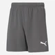Детские шорты на резинке для мальчика Puma teamRISE Short Jr 70494313 110-116 см Smoked Pearl-White (4063699211153) - изображение 1