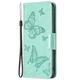 Чехол UniCase Butterfly Pattern для Nokia G21 / G11 - Green - изображение 2