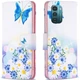 Чохол-книжка Deexe Color Wallet для Nokia G21 / G11 - Butterfly and Flowers - зображення 2