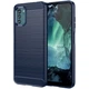 Силіконовий (TPU) чохол UniCase Carbon для Nokia G21 / G11 - Blue - зображення 1