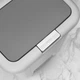 Відро для сміття MVM з кришкою і педаллю BIN-03 18 л Сіре (BIN-03 18L GRAY) - изображение 7