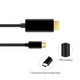 Кабель USB Type-C HDMI 4K U&P для MacBook iPad телефона монитора телевизора ноутбука Thunderbolt 1.8 м - изображение 4