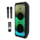 Мощная Акустическая система 2*60 Вт 2 микрофона Goldteller GT-5050 RGB LED USB/SD/FM/Bluetooth черная - изображение 5
