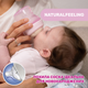 Пляшка для годування скляна Chicco Natural Feeling c силіконовою соскою 0м + 250 мл (81221.30) (8058664153466) - зображення 2