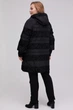 Женская демисезонная куртка большого размера UF-fashion 963 - r 52 черний - изображение 3
