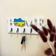 Патриотическая ключница с прапором Украины Home белая - изображение 1