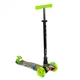 Детский трехколесный самокат Best Scooter А 24647 /779-1391 MAXI со светящимися колесами и съемным рулем, Салатовый с монстриками - изображение 1