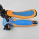 Детский трехколесный самокат-беговел Best Scooter JS-30918 с сиденьем и светящимися колесами, Сине-оранжевый - изображение 5
