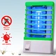 Лампа от комаров Night Lamp Бело Зелёная антимоскитная электрическая ловушка от сети - изображение 1