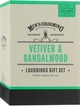 Набір - Scottish Fine Soaps Luxurius Giftset Vetiver & Sandalwood (scrub/75ml + shaving/cr/75ml + a/sh/balm/75ml + soap/40g) (663085-18498) - зображення 1
