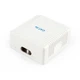 Компьютерная розетка Cablexpert RJ45x2 UTP, cat.5e (NCAC-2U5E-01) - изображение 1