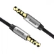 Аудио кабель 3.5 на 3.5 Mini Jack BASEUS AUX Yiven M30 (1,5 метра). Black - изображение 2