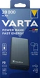 Varta Power Bank Fast Energy 20000 mAh усовершенствована технологией безопасности c зарядным кабелем Silver - изображение 2