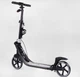 Самокат двухколесный Best Scooter с фарой и амортизацией от 6 лет черный с красным L-36375 - изображение 4