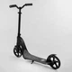 Самокат детский двухколесный Best Scooter от 8 лет широкий руль черный 74077 - изображение 3
