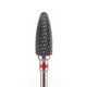Фреза керамическая Nail Drill для снятия гель-лака (Кукуруза) - 641 701 чёрная (красная насечка) - изображение 1