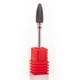 Фреза керамическая Nail Drill для снятия гель-лака (Кукуруза) - 641 701 чёрная (красная насечка) - изображение 2