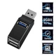 Портативный Хаб ЮСБ 3 в 1 Hub USB 3в1 - изображение 4