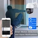 "PTZ-L8" (черная) Уличная IP Wi-Fi камера Видеонаблюдения Купольная Поворотная IP66 - изображение 11