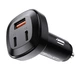 Зарядний пристрій для телефону в машину Acefast B3 66W USB-C+USB-C+USB-A three-port - зображення 2