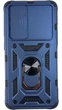Чехол New Armor c кольцом-подставкой на Samsung Galaxy S21 FE синий - изображение 2