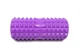 Масажний ролик 33 см ролер для фітнесу, йоги EasyFit Grid Roller v1.2 Фіолетовий (МФР валик для масажу всього тіла: рук, ніг, спини, шиї) - зображення 3