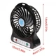 Портативный USB мини-вентилятор с аккумулятором Portable Mini Fan черный - изображение 5
