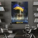 Картина Холстович Руський воєнний корабль іди 90x120 см. Патріотична картина для офісу, вітальні, спальні, інтер'єру - зображення 2