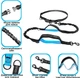 Поводок-пояс для собак Harness 160-260см, поводок для бега с собакой, Синий (176-BLUE) - изображение 6
