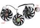Вентилятор для видеокарты ASUS RTX 2060 2070 S 2080 Ti S GTX 1660 Ti RX 5700 XT Strix Everflow T129215SU (PLD09210S12H FDC10H12S9-C CF9010U12D) комплект 3 шт (№314.06) - изображение 3