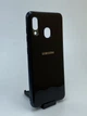 Силиконовый глянцевый чехол с логотипом для Samsung Galaxy А30 (2019) / А20 (2019) Чёрный - изображение 1