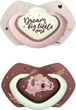 Пустышка силиконовая Canpol babies Sleepy koala симметричная 18+ месяцев 2 шт Розовая (22/660_pin) - изображение 1