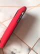 Силіконовий чохол із накладкою (подвійний захист) для iPhone X/Xs Червоний - зображення 4