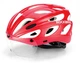 Шолом ROCKBROS TT-16 281 г 57-62 см L/XL з окулярами Біло-Червоний - зображення 1
