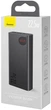 Powerbank Baseus Adaman Metal 20000 mAh PD 22.5W USB-C 2 x USB-A QC 3.0 Lightning Black (6932172618308) - obraz 4