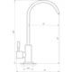 Кран для зворотнього осмосу Globus Lux ALPEN SBT1-55M-GRAY - зображення 4