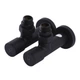 Набор Кран вентильный угловой с американкой Solomon Lux 1/2″ 7777 (2шт.) Black 000020284 - изображение 1
