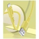 Дата кабель USB 2.0 AM to Type-C 1.0m soft silicone yellow ColorWay (CW-CBUC043-Y) - изображение 5