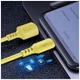 Дата кабель USB 2.0 AM to Type-C 1.0m soft silicone yellow ColorWay (CW-CBUC043-Y) - изображение 6