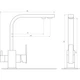 Кухонный смеситель Globus с подключением к фильтру (Globus Lux GLLR-0111-11-GRAPHITE) - изображение 5