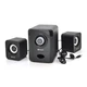 Колонки 2.1 Kisonli U-2900, для ПК и ноутбука, USB + 3.5mm, 5W+2x3W, 20Hz- 20KHz, с сабвуфером, White - изображение 1