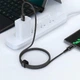 Кабель ACEFAST C1-03 Type-C to Type-C 3A, 1.2m, nylon, aluminum connectors, Black - изображение 5