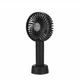 Портативный ручной вентилятор с аккумулятором и подставкой Mini Fan SS-2 черный - изображение 2