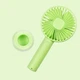 Портативный ручной вентилятор с аккумулятором и подставкой Mini Fan SS-2 зеленый - изображение 3