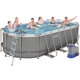 Каркасный бассейн Bestway 13430 л для дачи и отдыха 549х274х122 см большой бассейн для купания (672124) - изображение 2