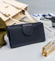 Жіночий шкіряний гаманець Badura з RFID 9,5 х 17,5 х 3,3 (PO_D116GN_CE) - синій - зображення 5