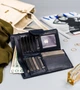 Жіночий шкіряний гаманець Badura з RFID 9,5 х 17,5 х 3,3 (PO_D116GN_CE) - синій - зображення 7