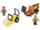 Набор машинок для деревянной железной дороги Playtive Ikea Brio Hape Бетономешалка с катком Германия. - изображение 4