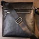 Сумка чоловіча класична з клапаном флотар Vintage 20410 Чорна - зображення 5